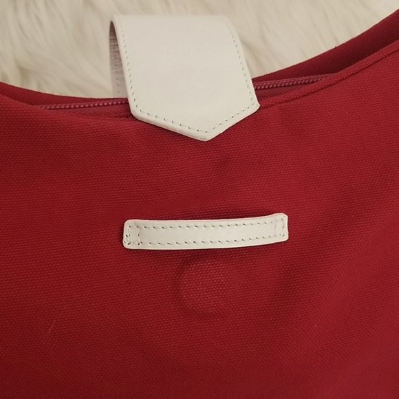 VIYELLA Canvas & Leather Handbag - Picture 7 of 13